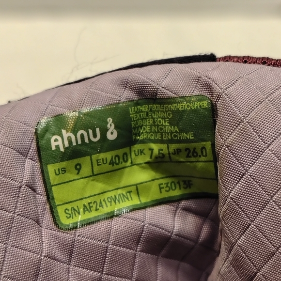 Ahnu Grade Northdrige Hiking Winter Boots Women's # 9 US - Picture 12 of 12